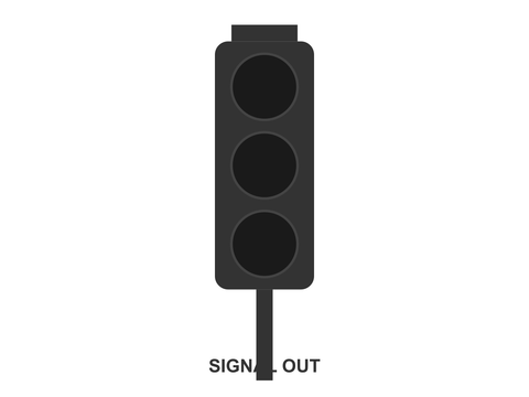 Treat the intersection as a four-way stop — Alberta traffic-signals road sign for Class 7 test